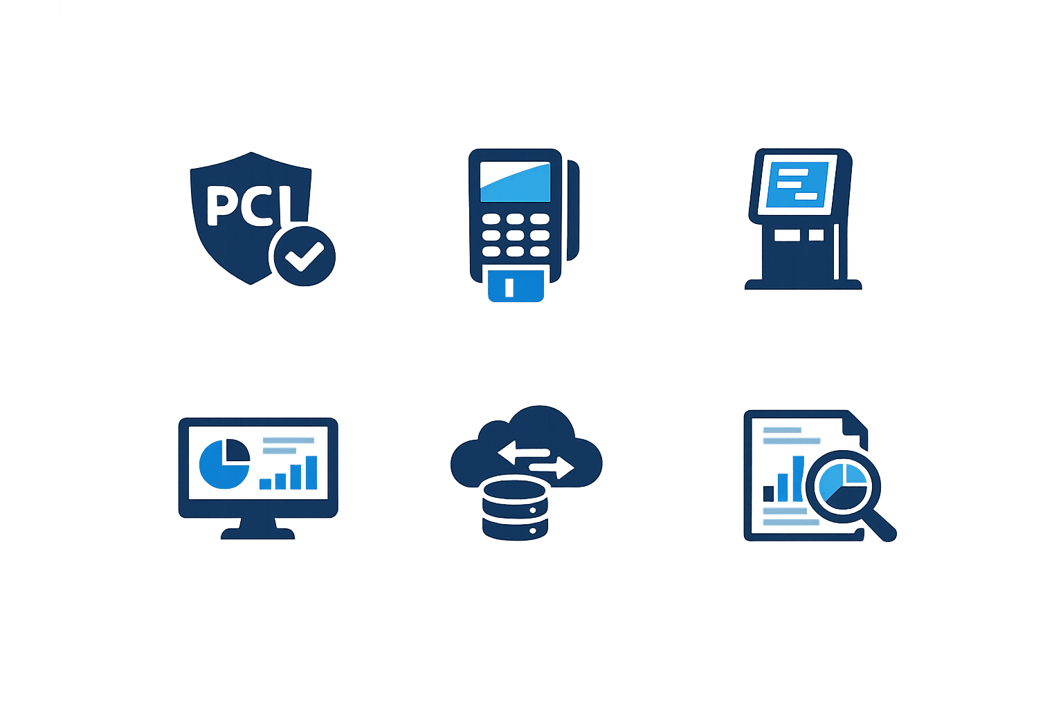 Secure payment architecture illustration showing encryption, tokenization, and PCI DSS controls